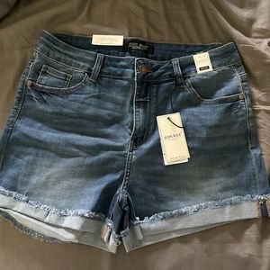 Mid Rise Judy Blue Denim Shorts